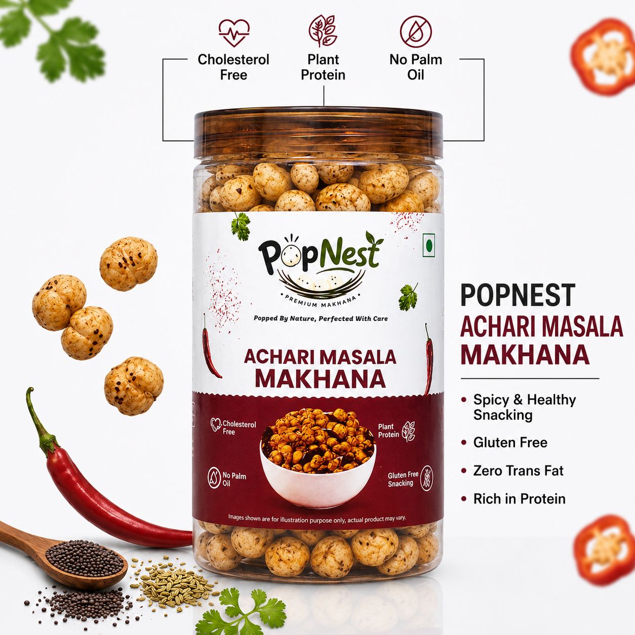 Achari Masala Makhana