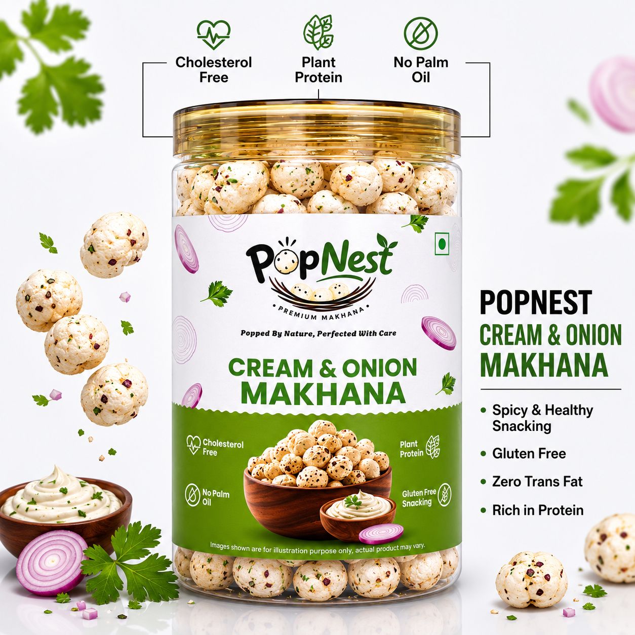 Cream & Onion Makhana